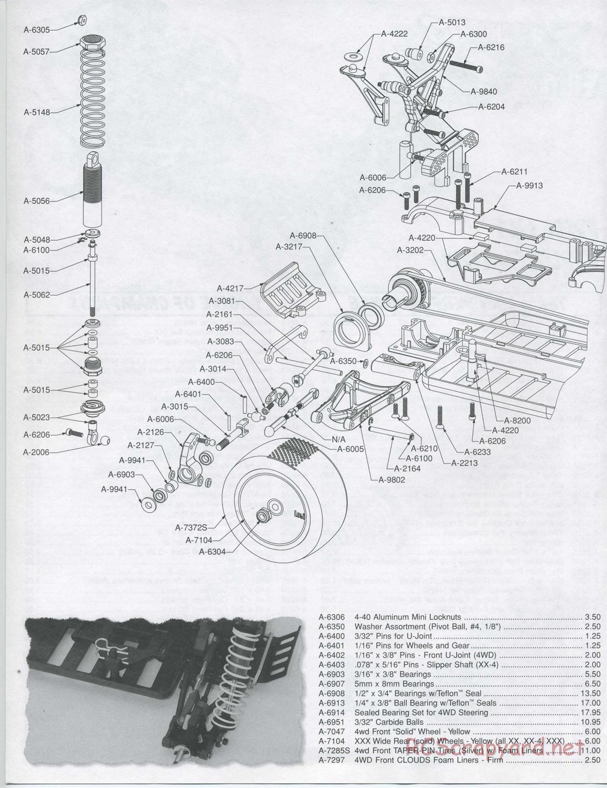 Team Losi - XX-4 Worlds Edition - Manual - Page 2