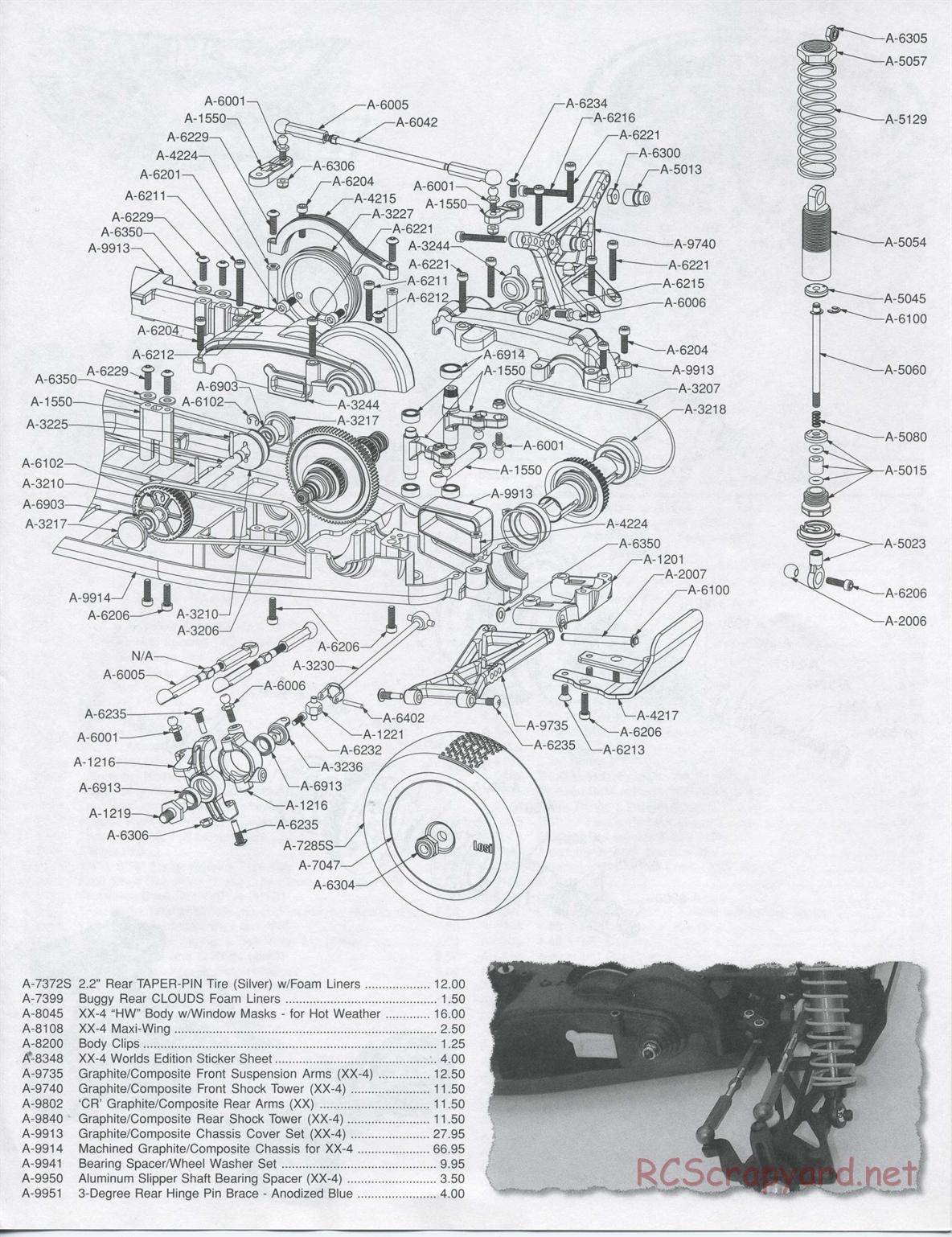 Team Losi - XX-4 Worlds Edition - Manual - Page 3