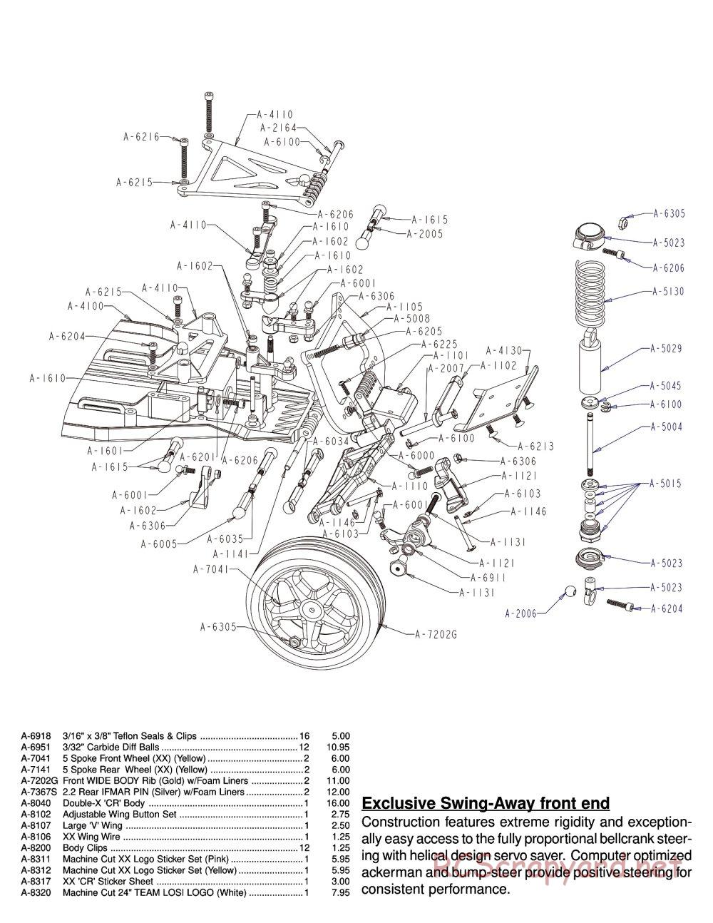 Team Losi - XX-CR - Manual - Page 3