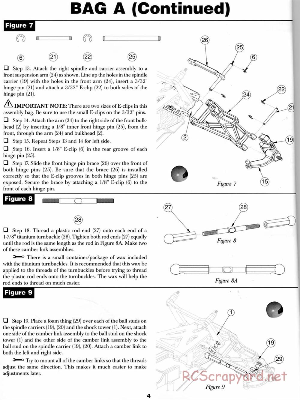 Team Losi - XX CR Kinwald Edition - Manual - Page 7
