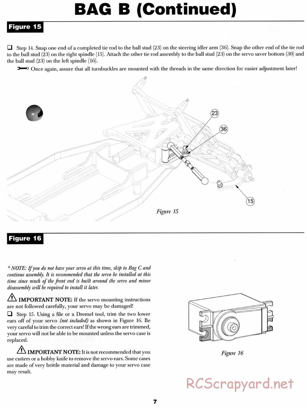 Team Losi - XX CR Kinwald Edition - Manual - Page 10