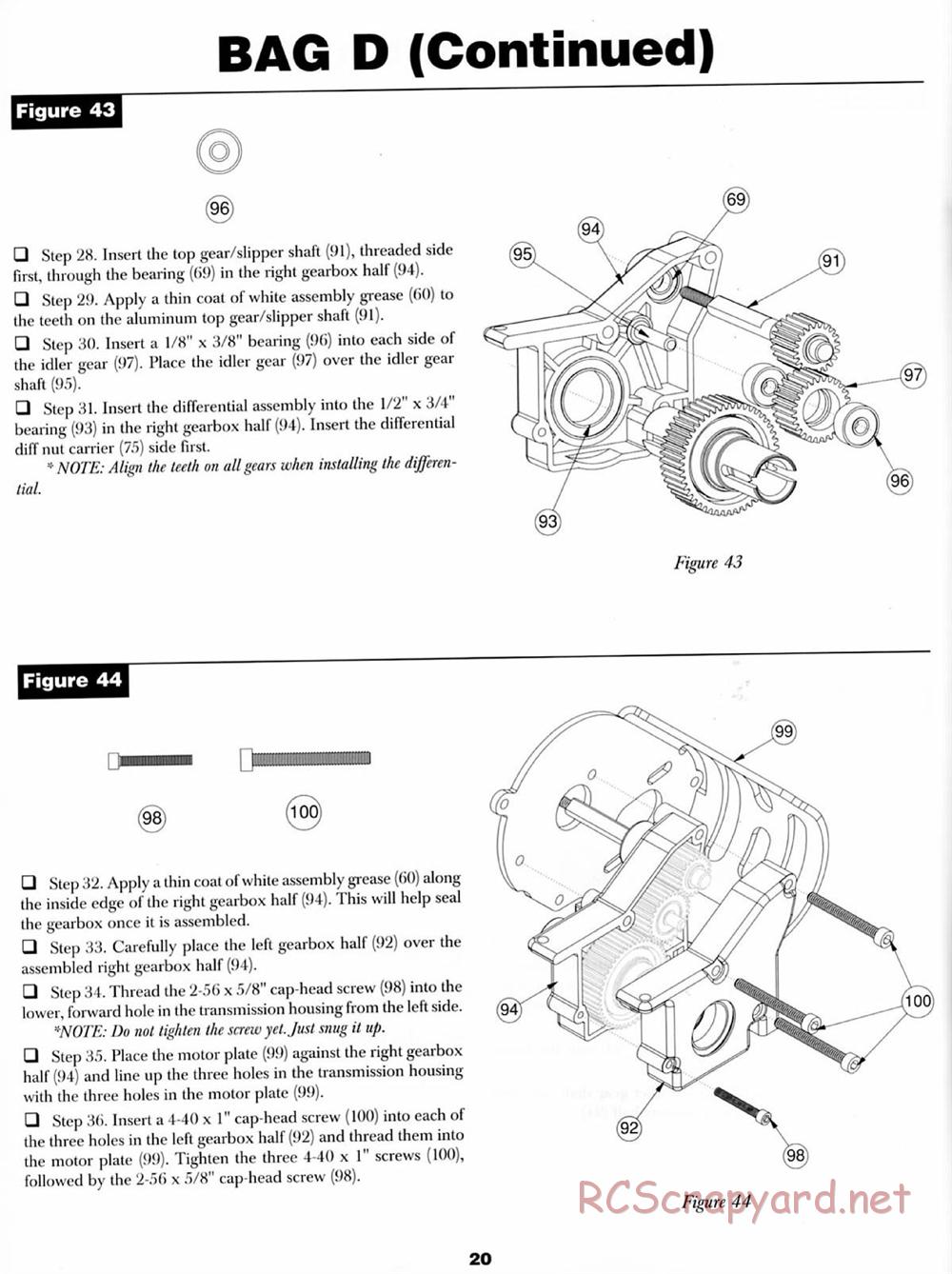 Team Losi - XX CR Kinwald Edition - Manual - Page 23