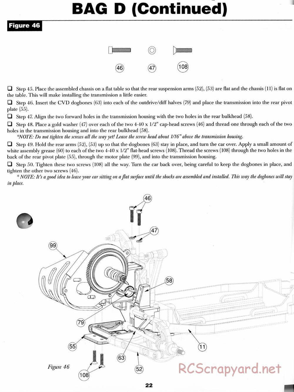 Team Losi - XX CR Kinwald Edition - Manual - Page 25