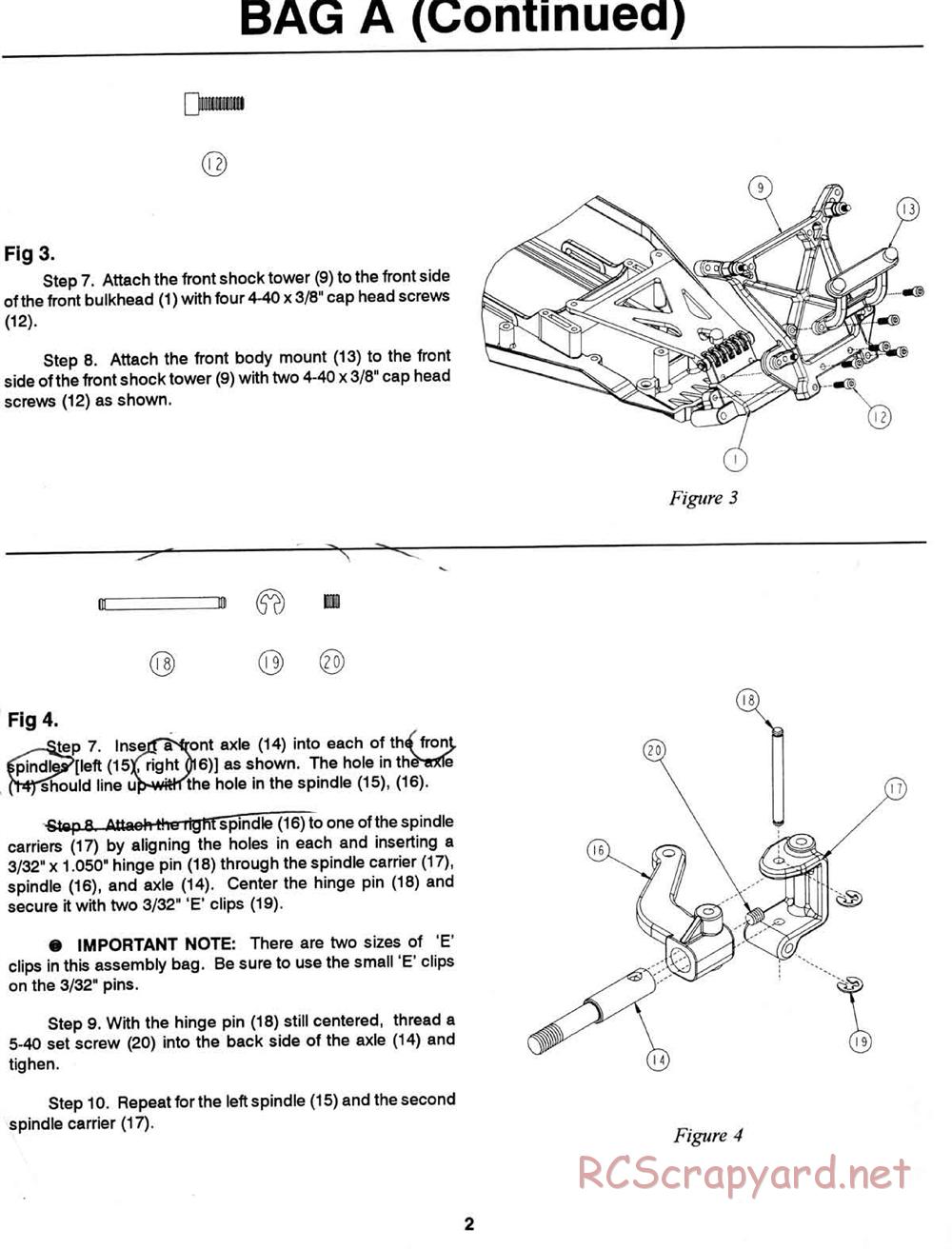 Team Losi - XXT - Manual - Page 5