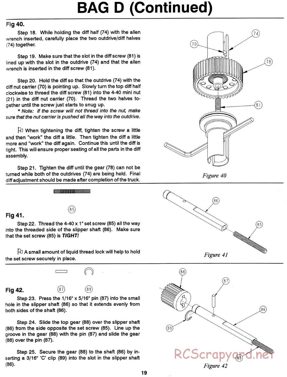 Team Losi - XXT - Manual - Page 22