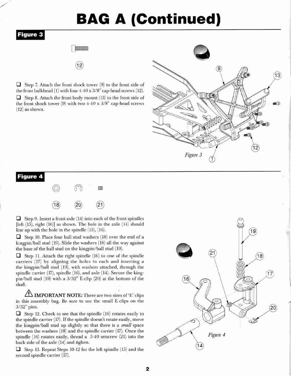 Team Losi - XXT CR Graphite Plus - Manual - Page 5