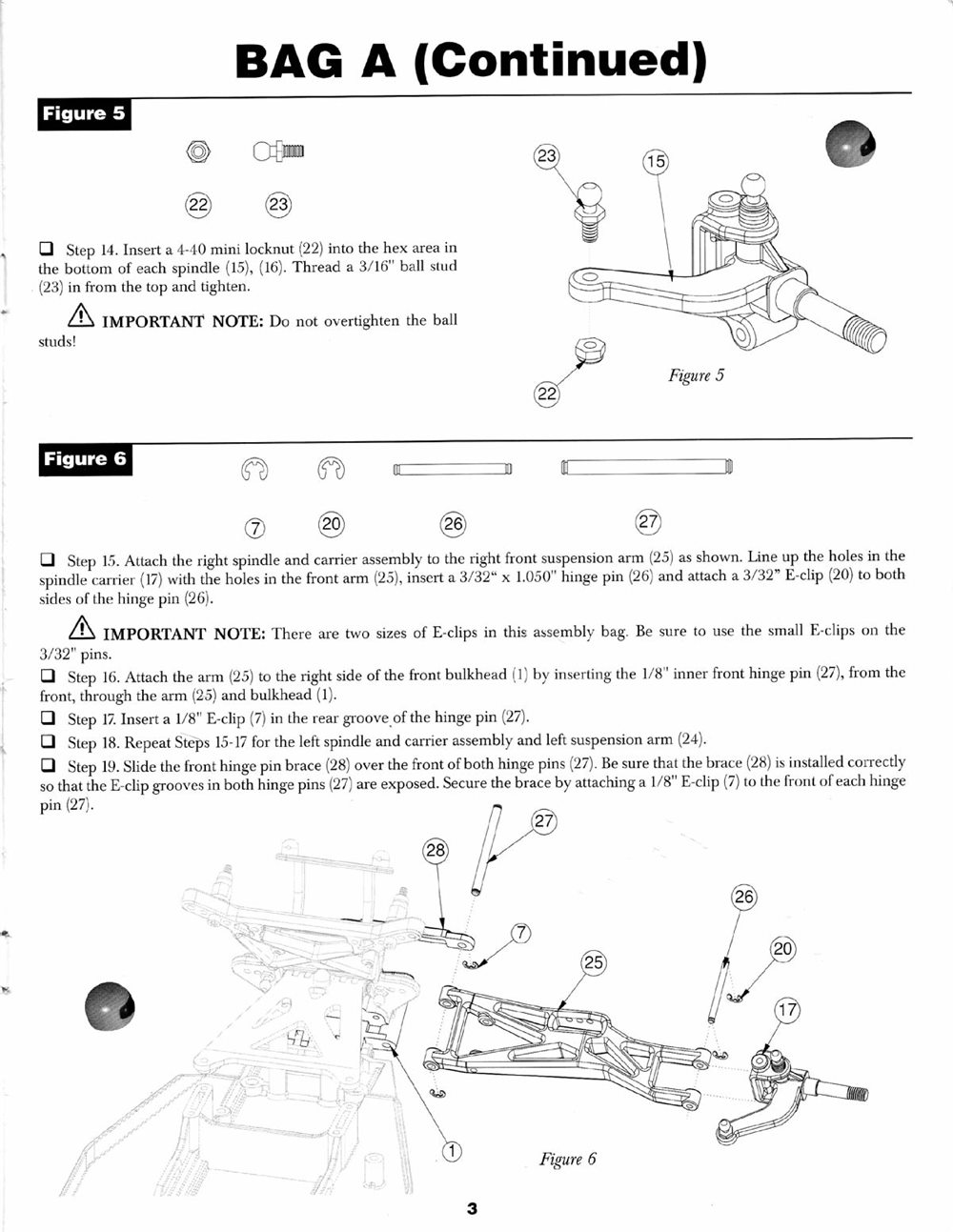 Team Losi - XXT CR Graphite Plus - Manual - Page 6