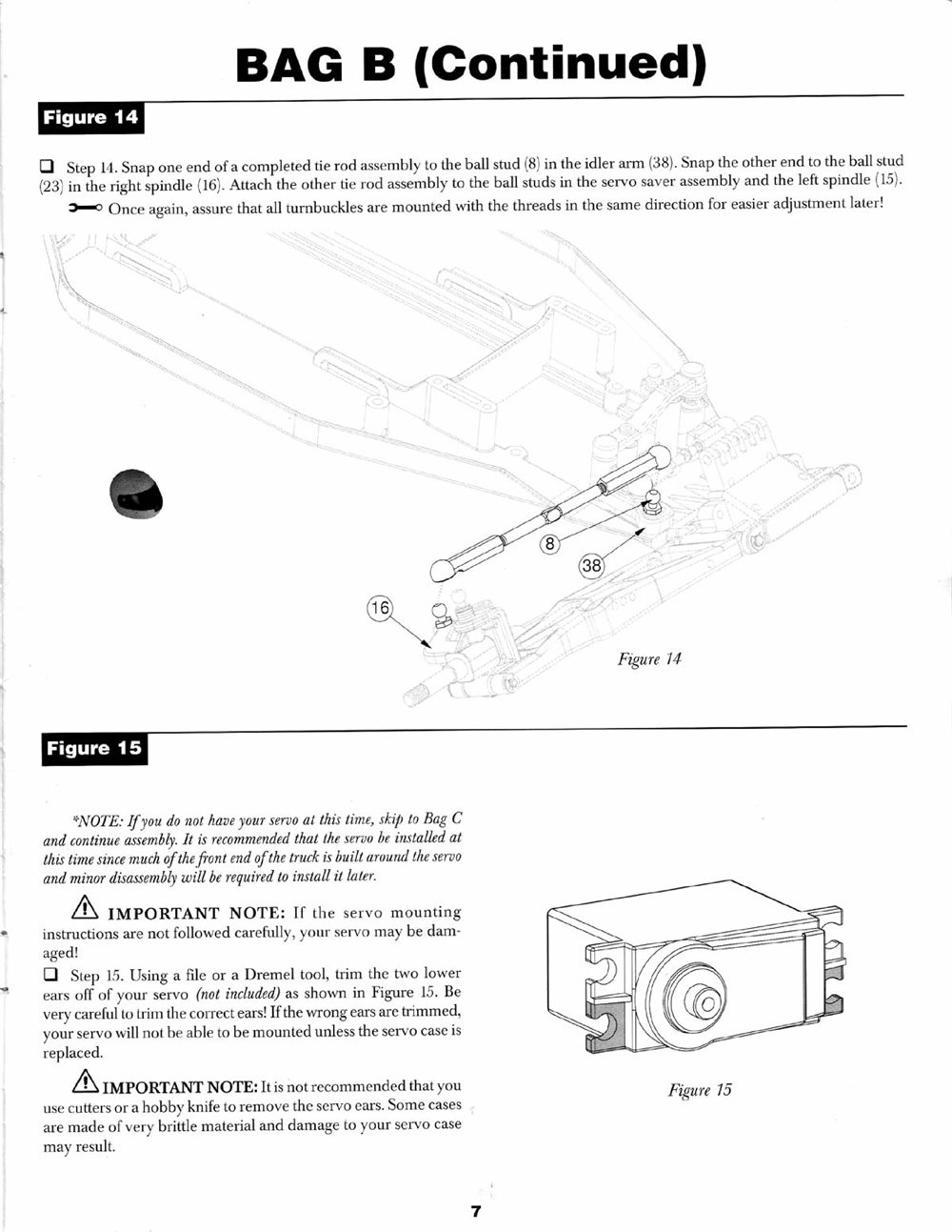 Team Losi - XXT CR Graphite Plus - Manual - Page 10
