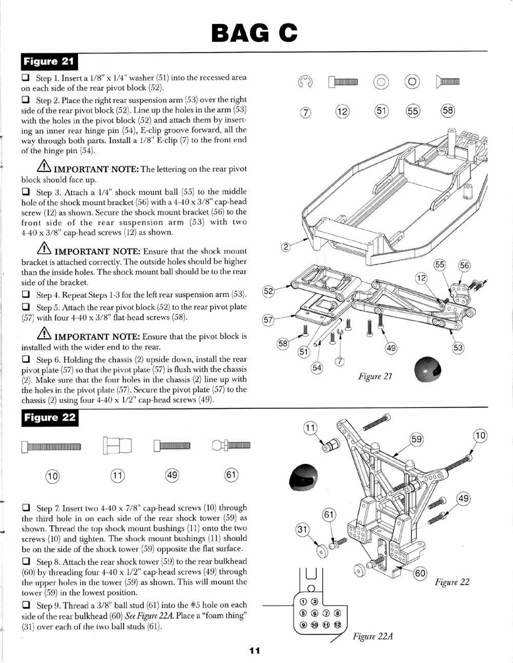 Team Losi - XXT CR Graphite Plus - Manual - Page 14