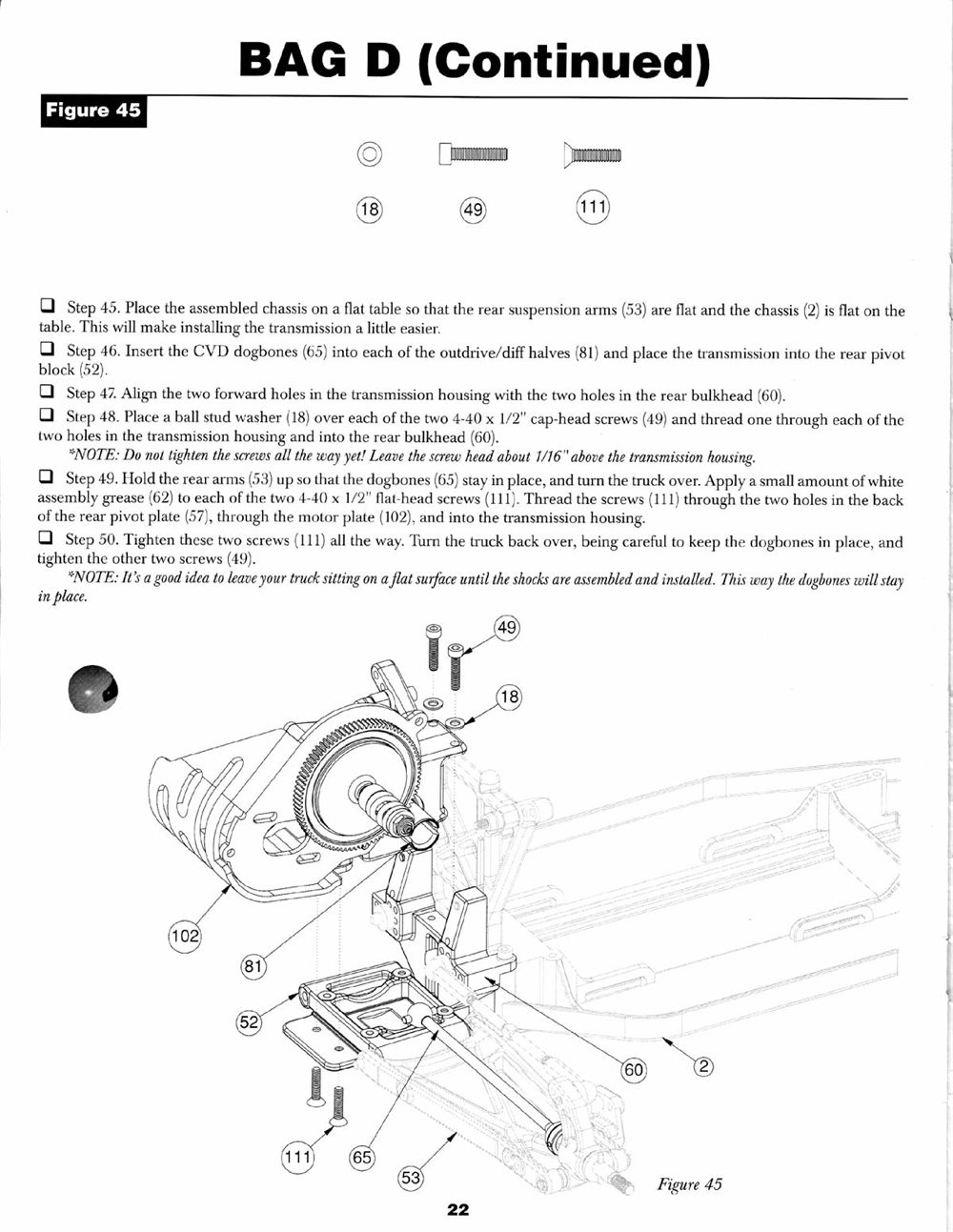 Team Losi - XXT CR Graphite Plus - Manual - Page 25