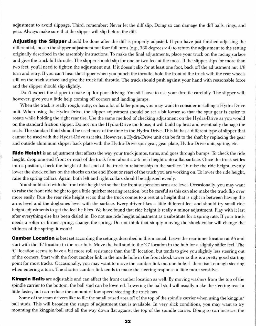 Team Losi - XXT CR Graphite Plus - Manual - Page 35