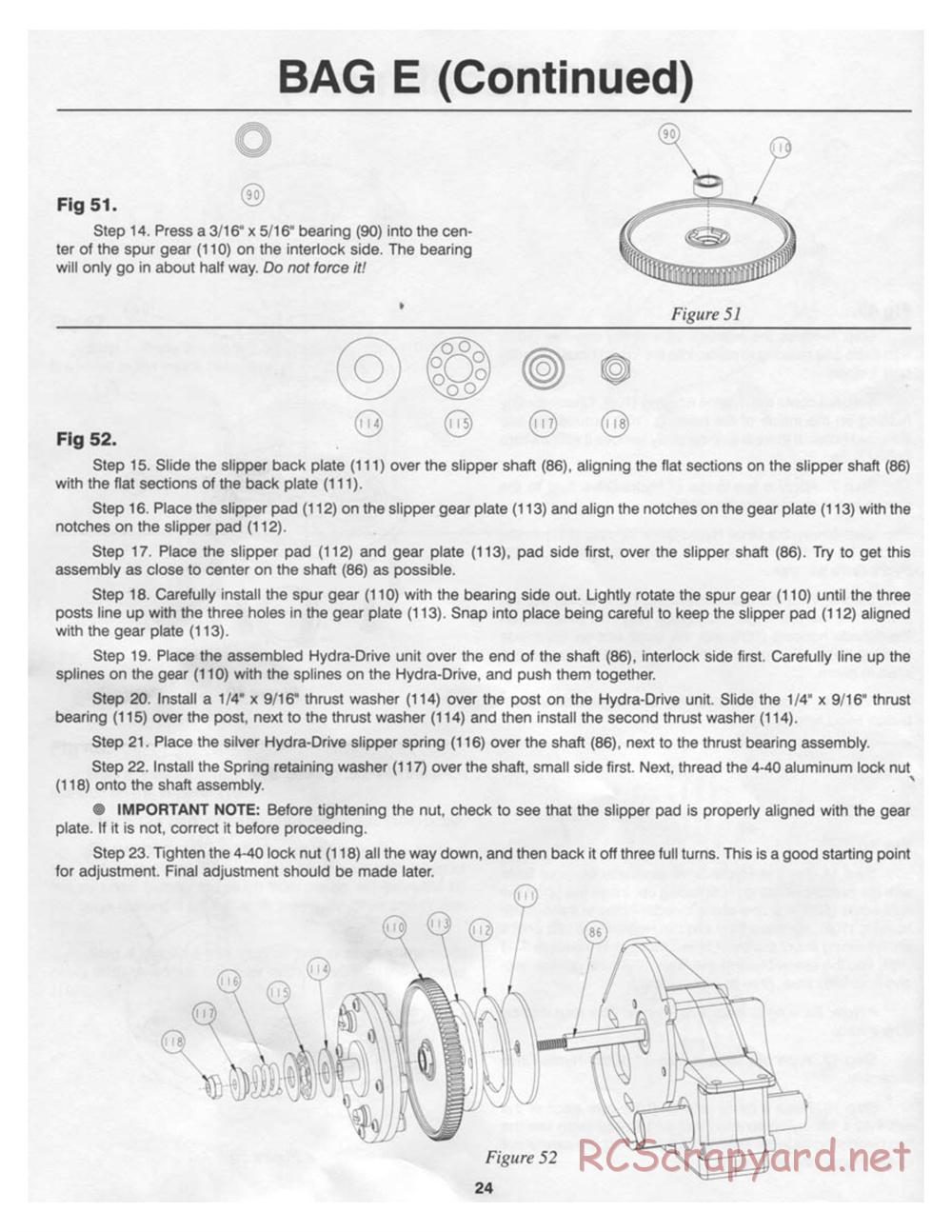 Team Losi - XXT-CR - Manual - Page 27