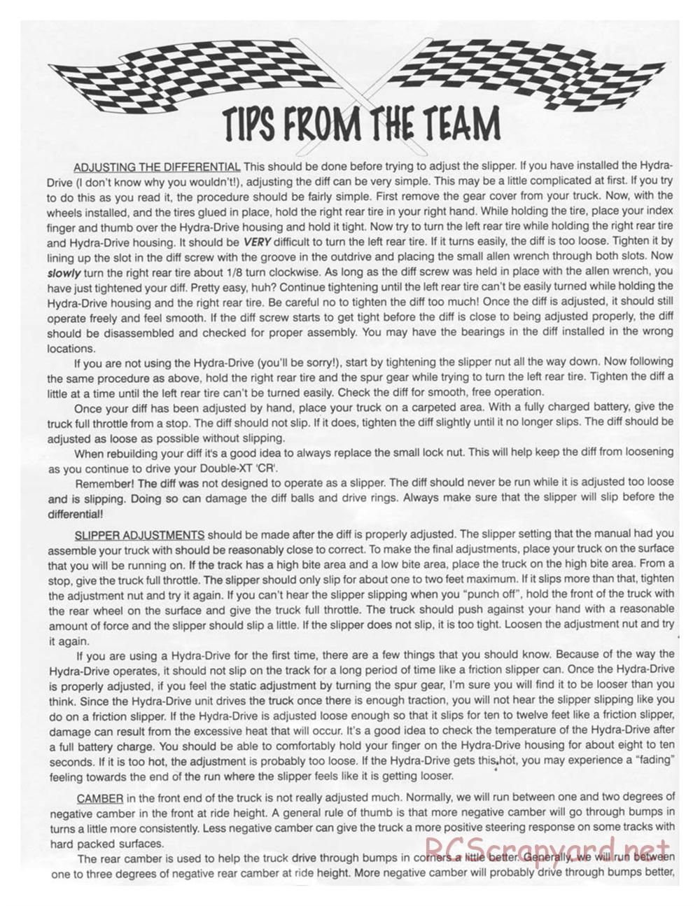 Team Losi - XXT-CR - Manual - Page 39