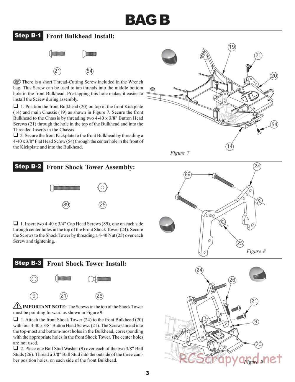 Team Losi - XXX BK2 - Kinwald Edition - Manual - Page 7