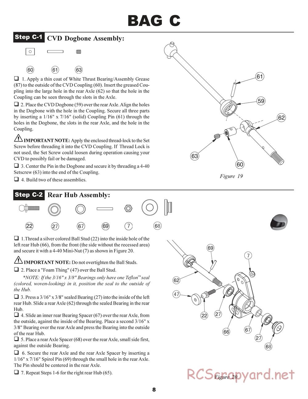 Team Losi - XXX BK2 - Kinwald Edition - Manual - Page 12