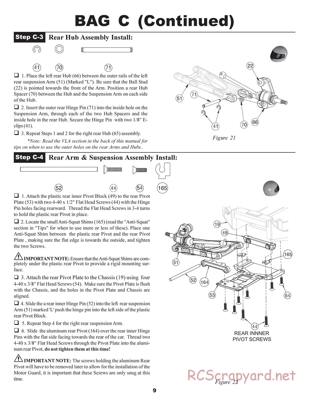 Team Losi - XXX BK2 - Kinwald Edition - Manual - Page 13