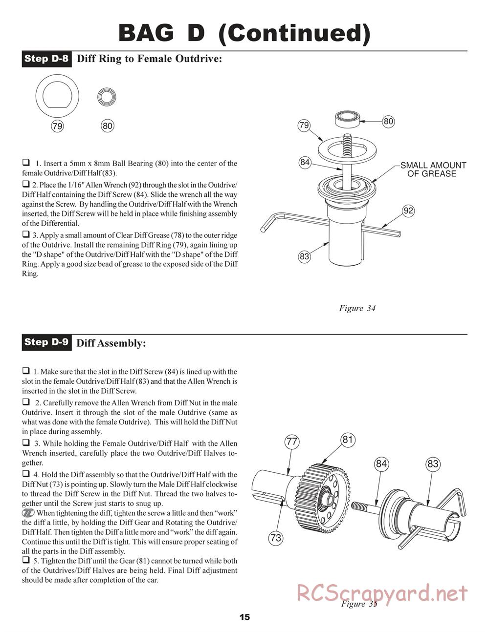 Team Losi - XXX BK2 - Kinwald Edition - Manual - Page 19