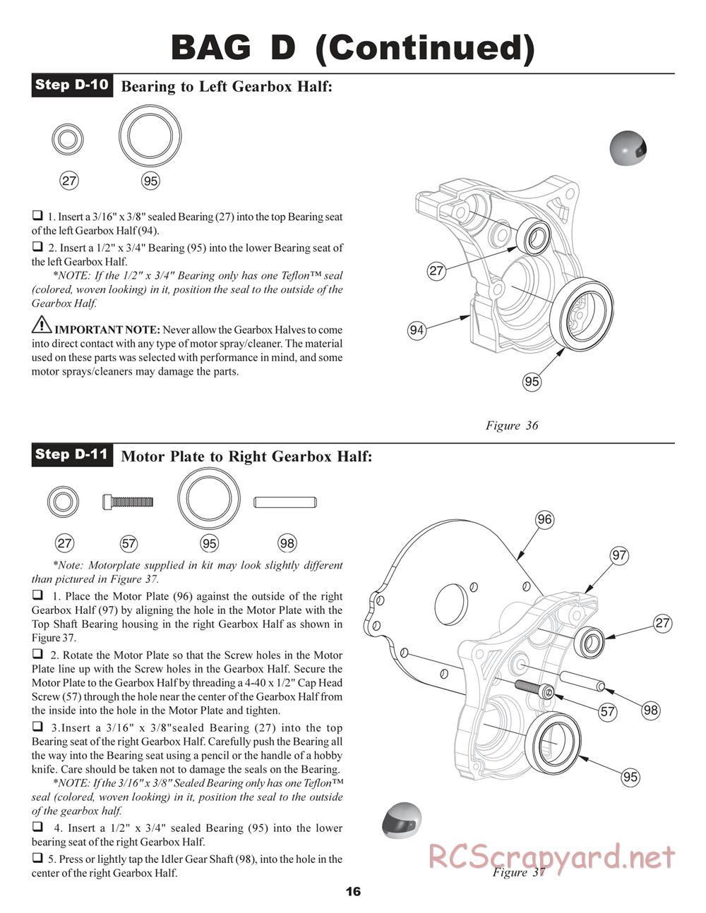 Team Losi - XXX BK2 - Kinwald Edition - Manual - Page 20
