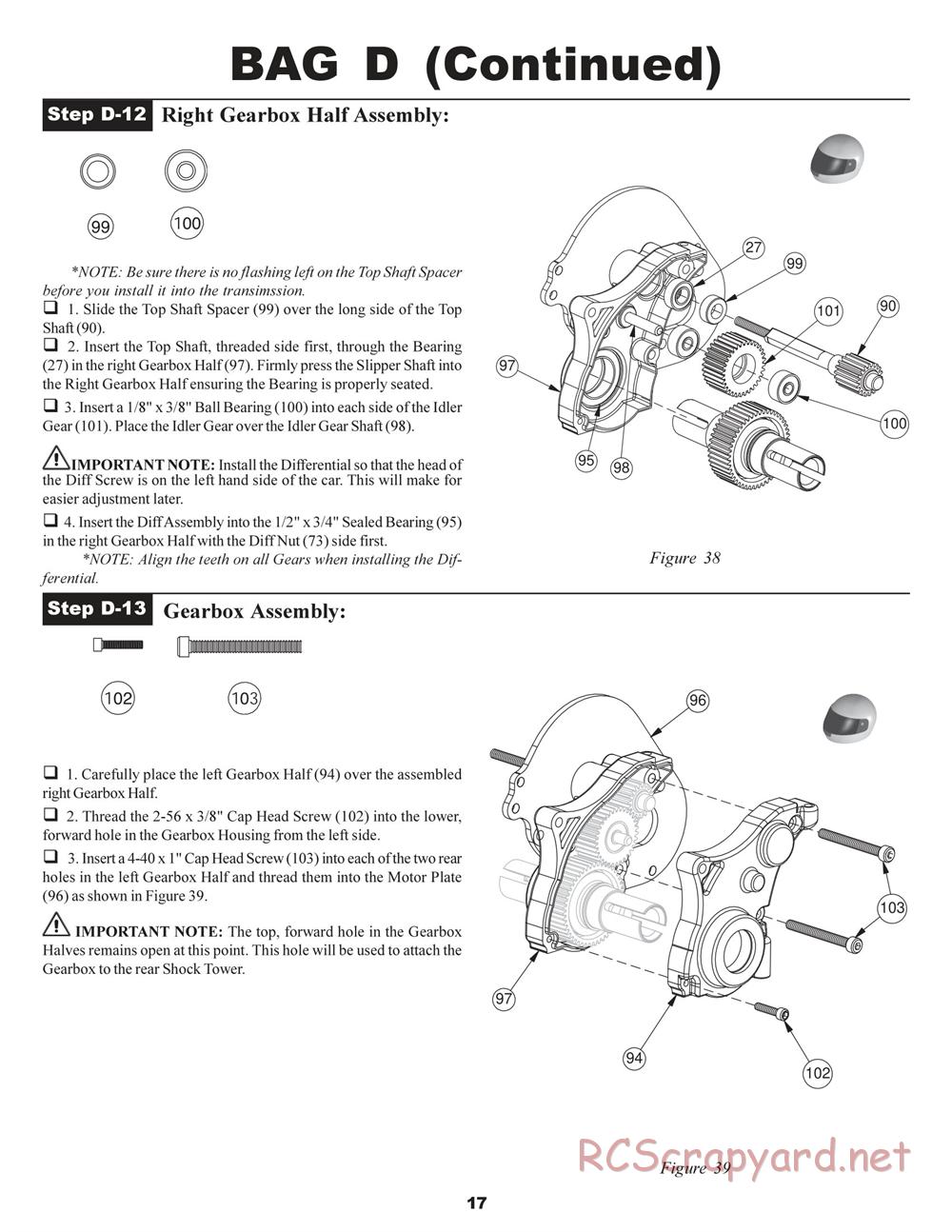 Team Losi - XXX BK2 - Kinwald Edition - Manual - Page 21