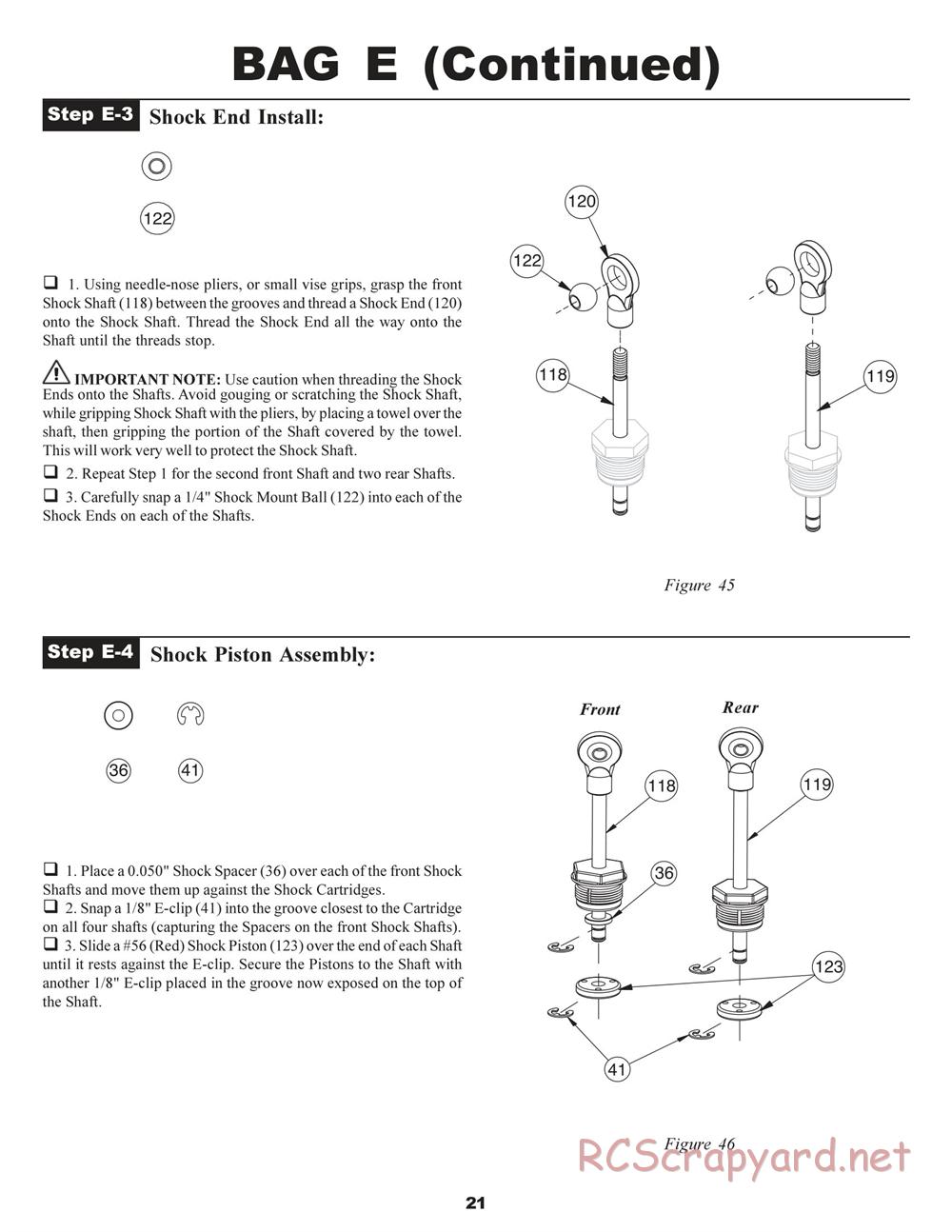 Team Losi - XXX BK2 - Kinwald Edition - Manual - Page 25