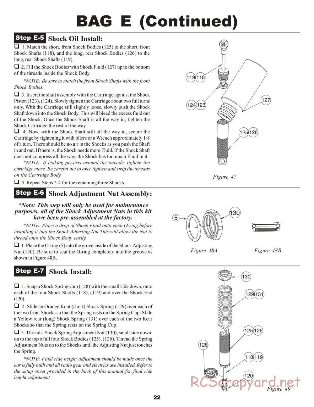 Team Losi - XXX BK2 - Kinwald Edition - Manual - Page 26