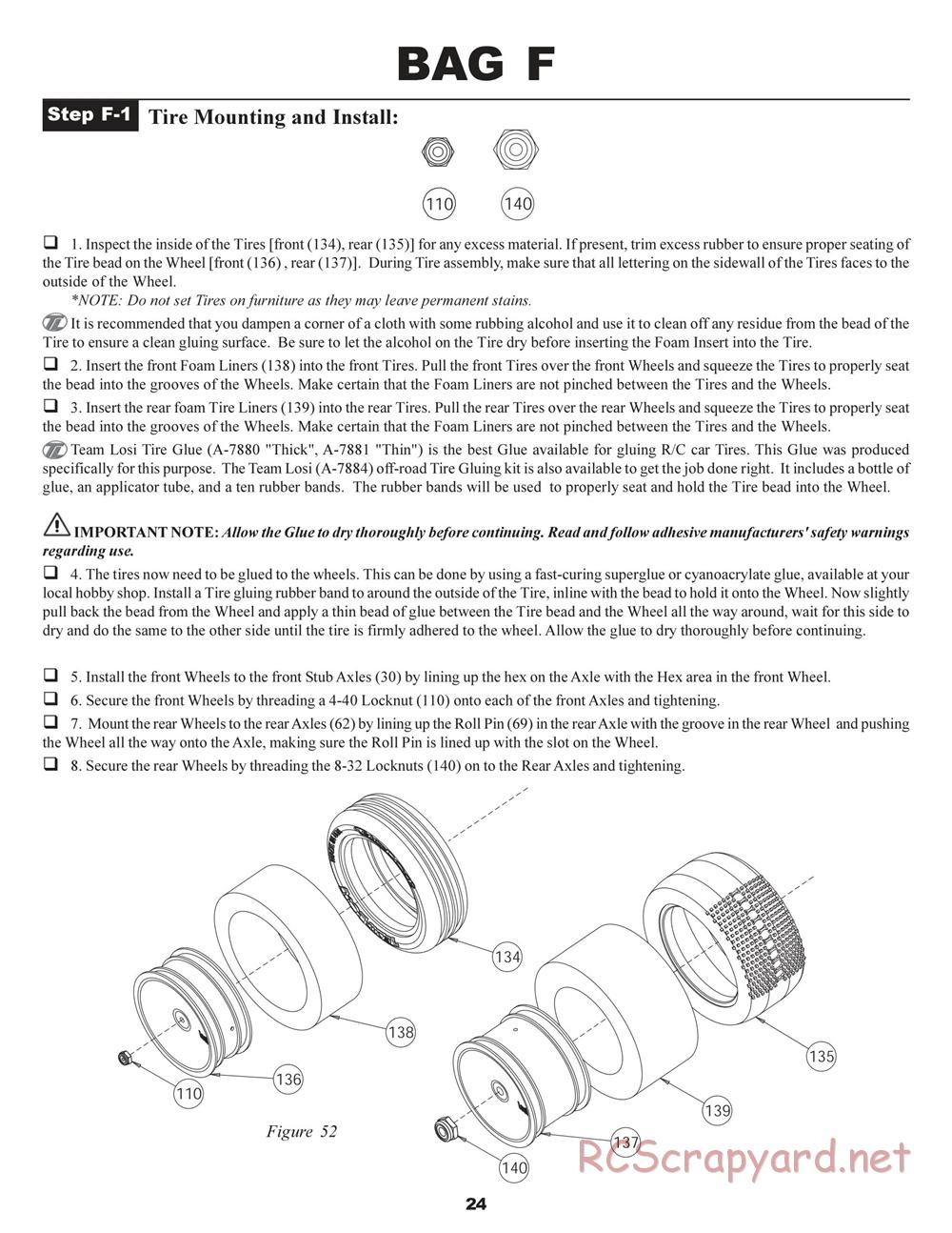 Team Losi - XXX BK2 - Kinwald Edition - Manual - Page 28