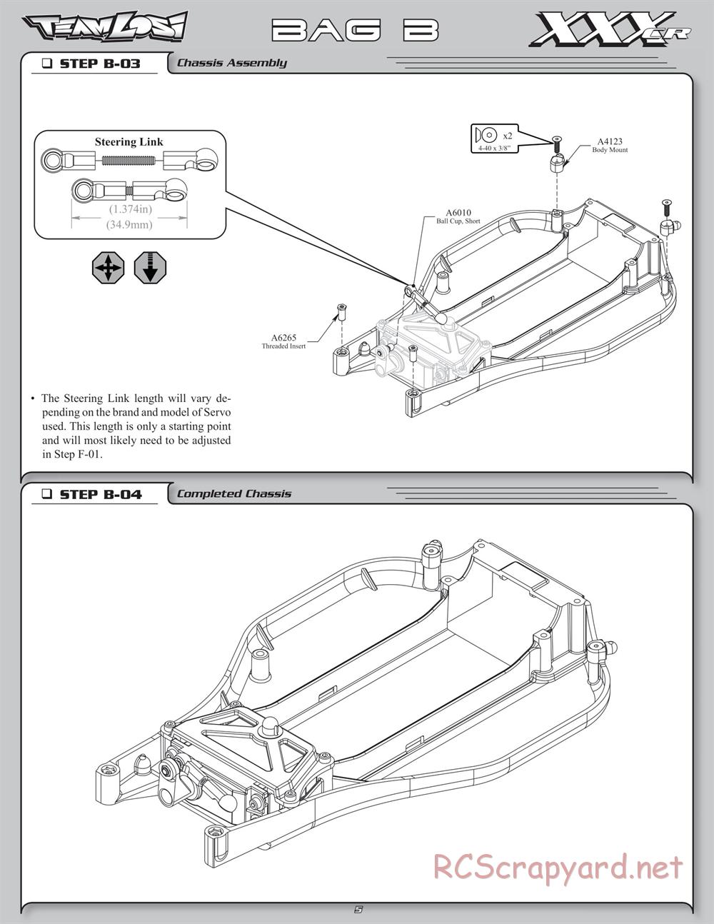 Team Losi - XXX-CR - Manual - Page 10