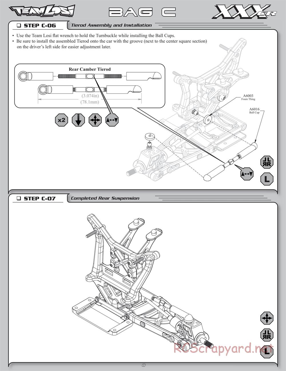 Team Losi - XXX-CR - Manual - Page 13