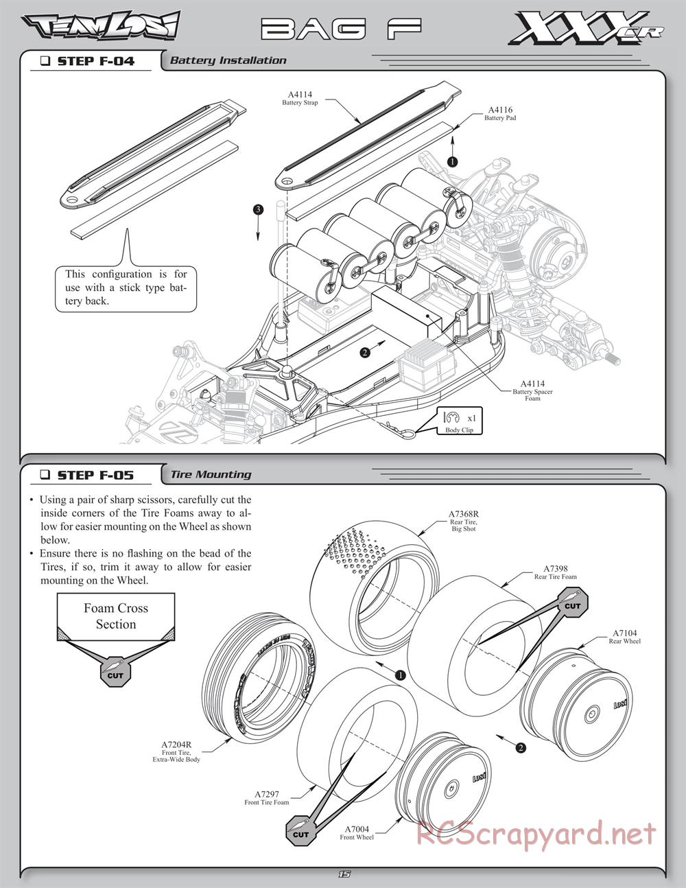 Team Losi - XXX-CR - Manual - Page 20