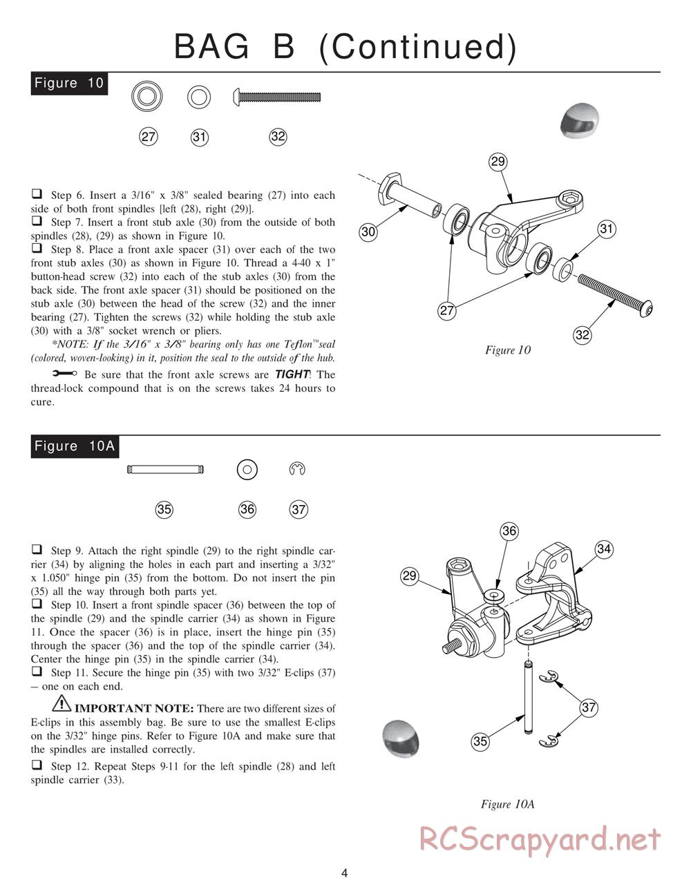 Team Losi - XXX BK (BK1) - Kinwald Edition - Manual - Page 8