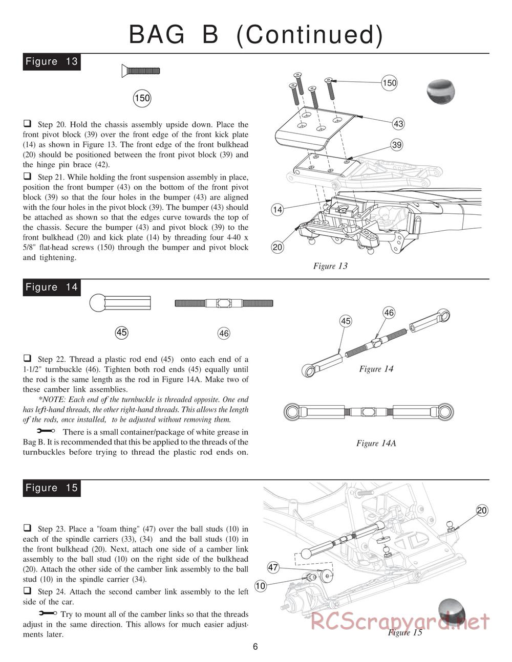 Team Losi - XXX BK (BK1) - Kinwald Edition - Manual - Page 10