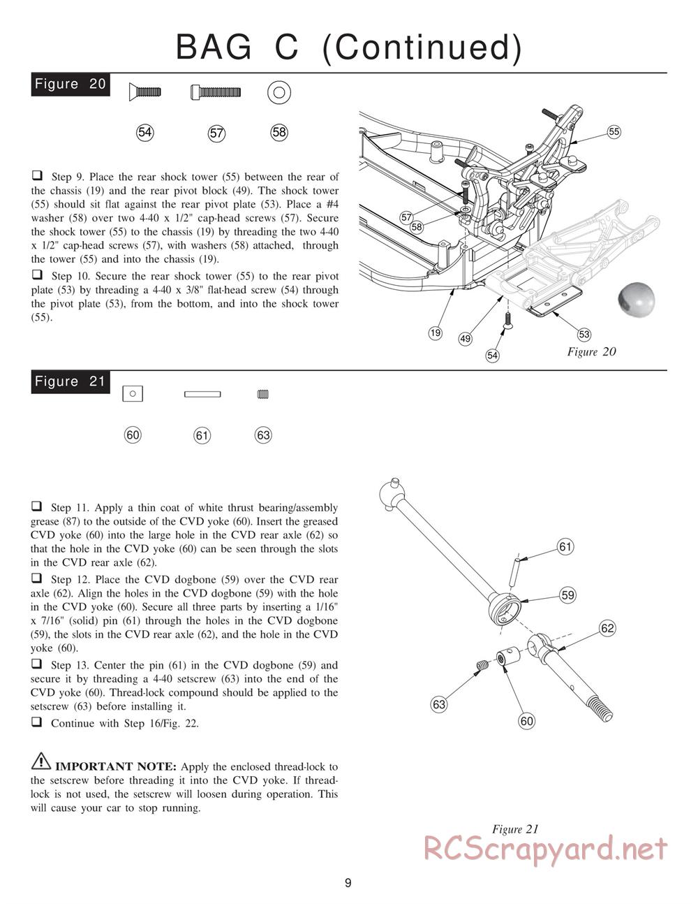 Team Losi - XXX BK (BK1) - Kinwald Edition - Manual - Page 13