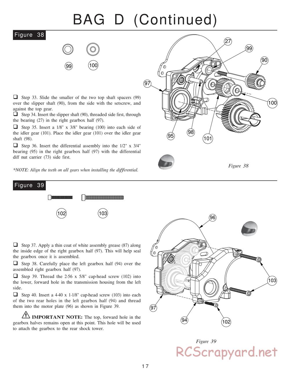 Team Losi - XXX BK (BK1) - Kinwald Edition - Manual - Page 21