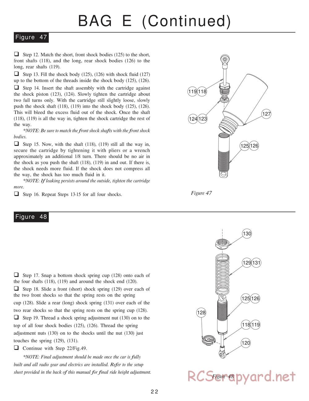 Team Losi - XXX BK (BK1) - Kinwald Edition - Manual - Page 26