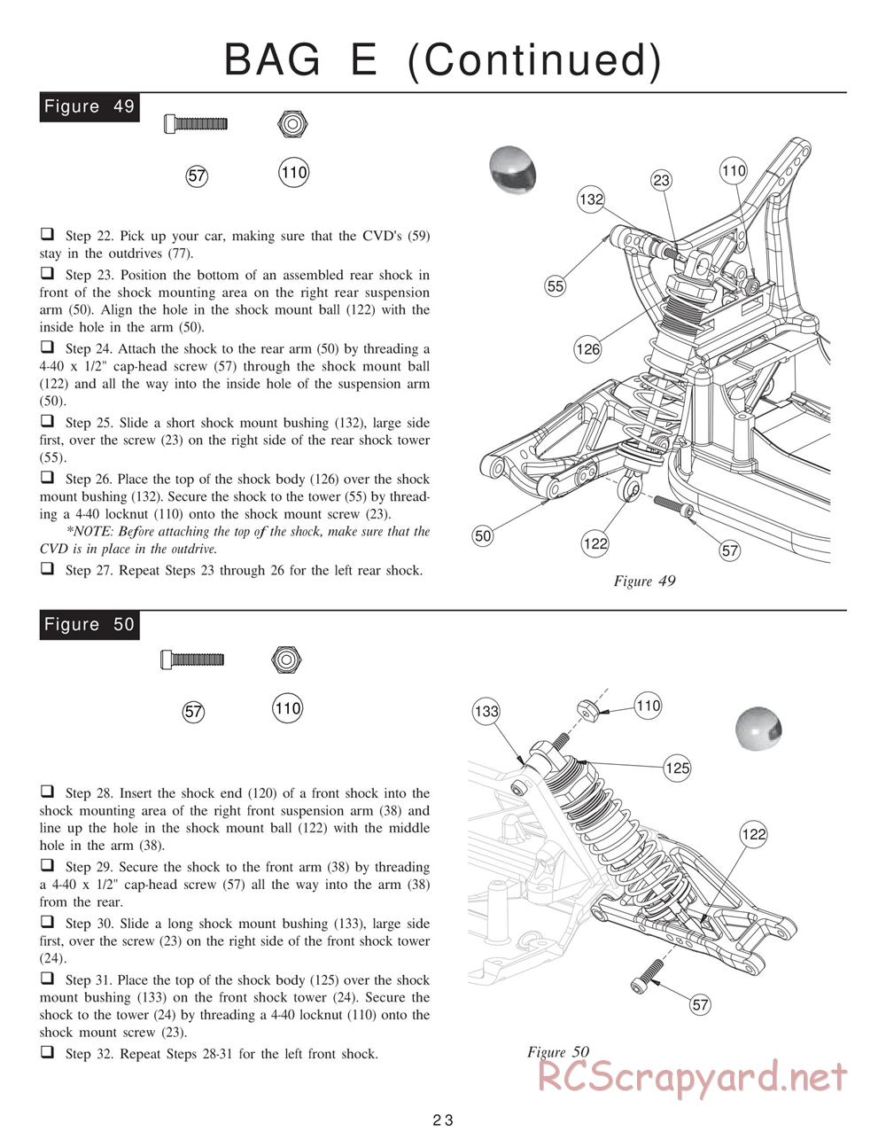 Team Losi - XXX BK (BK1) - Kinwald Edition - Manual - Page 27