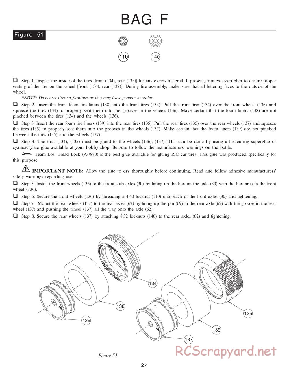 Team Losi - XXX BK (BK1) - Kinwald Edition - Manual - Page 28