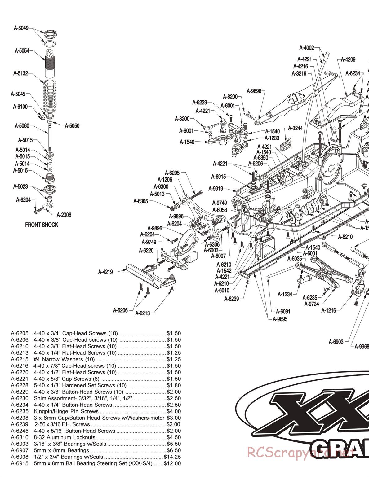 Team Losi - XXX4 G+ (Graphite Plus) - Manual - Page 2