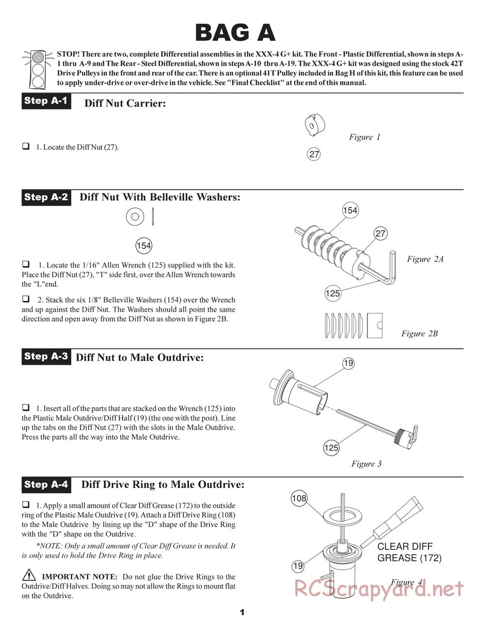 Team Losi - XXX4 G+ (Graphite Plus) - Manual - Page 4