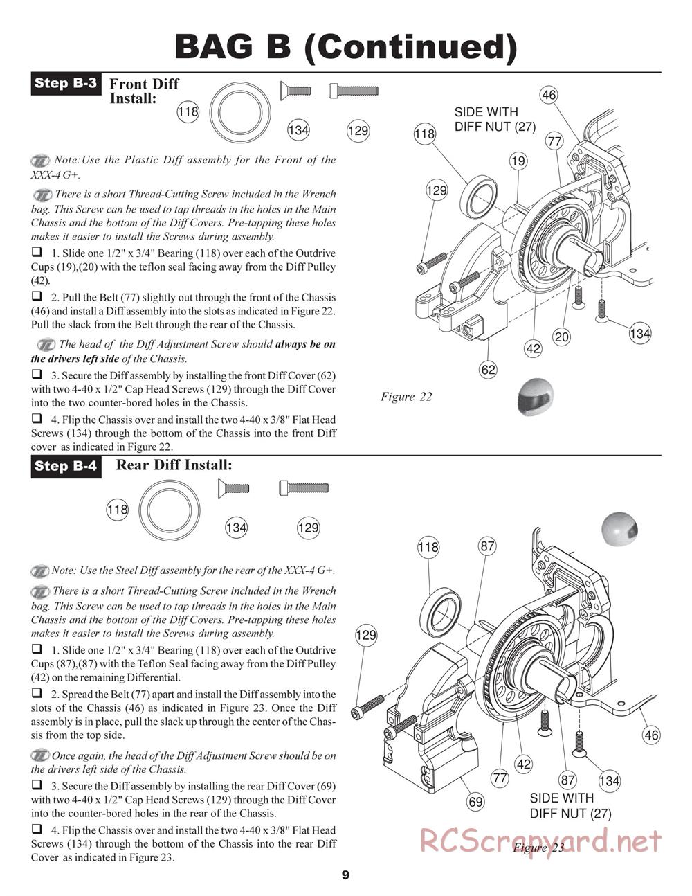 Team Losi - XXX4 G+ (Graphite Plus) - Manual - Page 12