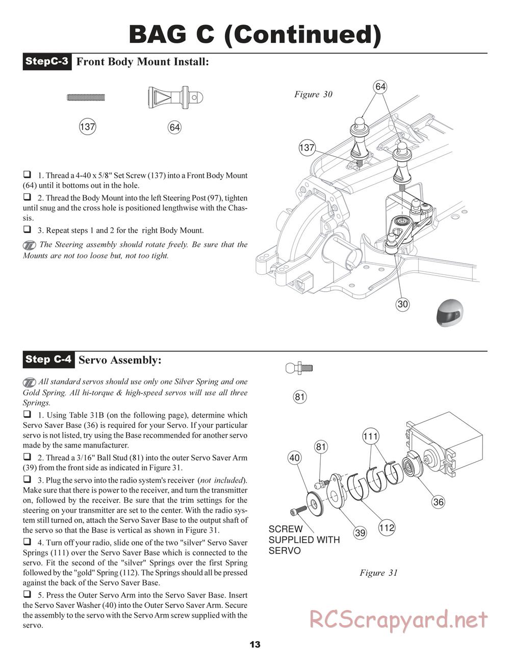 Team Losi - XXX4 G+ (Graphite Plus) - Manual - Page 16