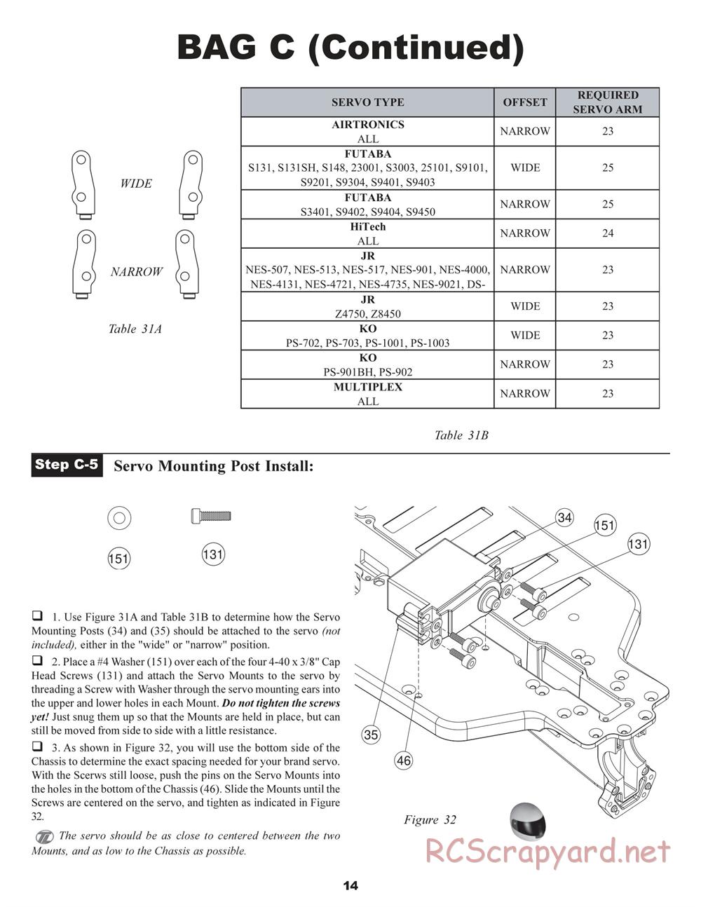 Team Losi - XXX4 G+ (Graphite Plus) - Manual - Page 17