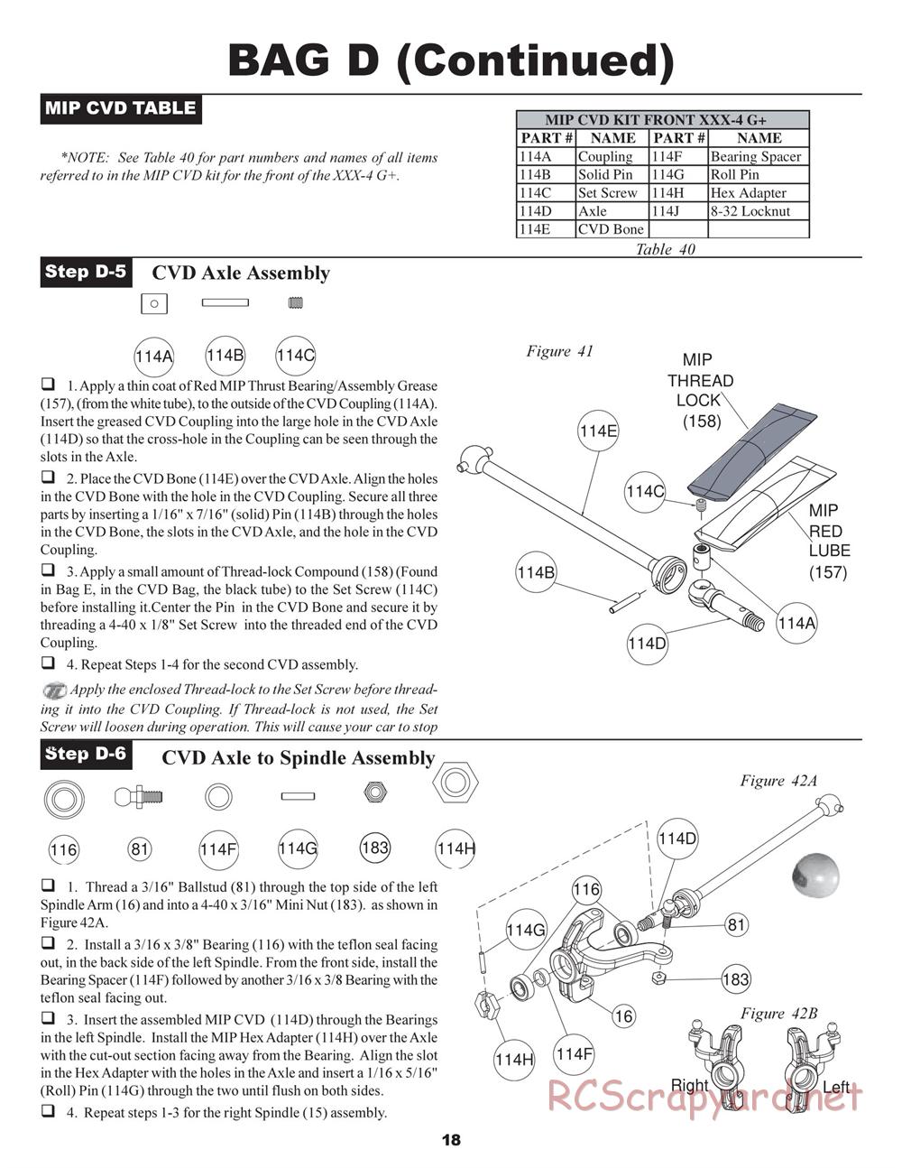 Team Losi - XXX4 G+ (Graphite Plus) - Manual - Page 21