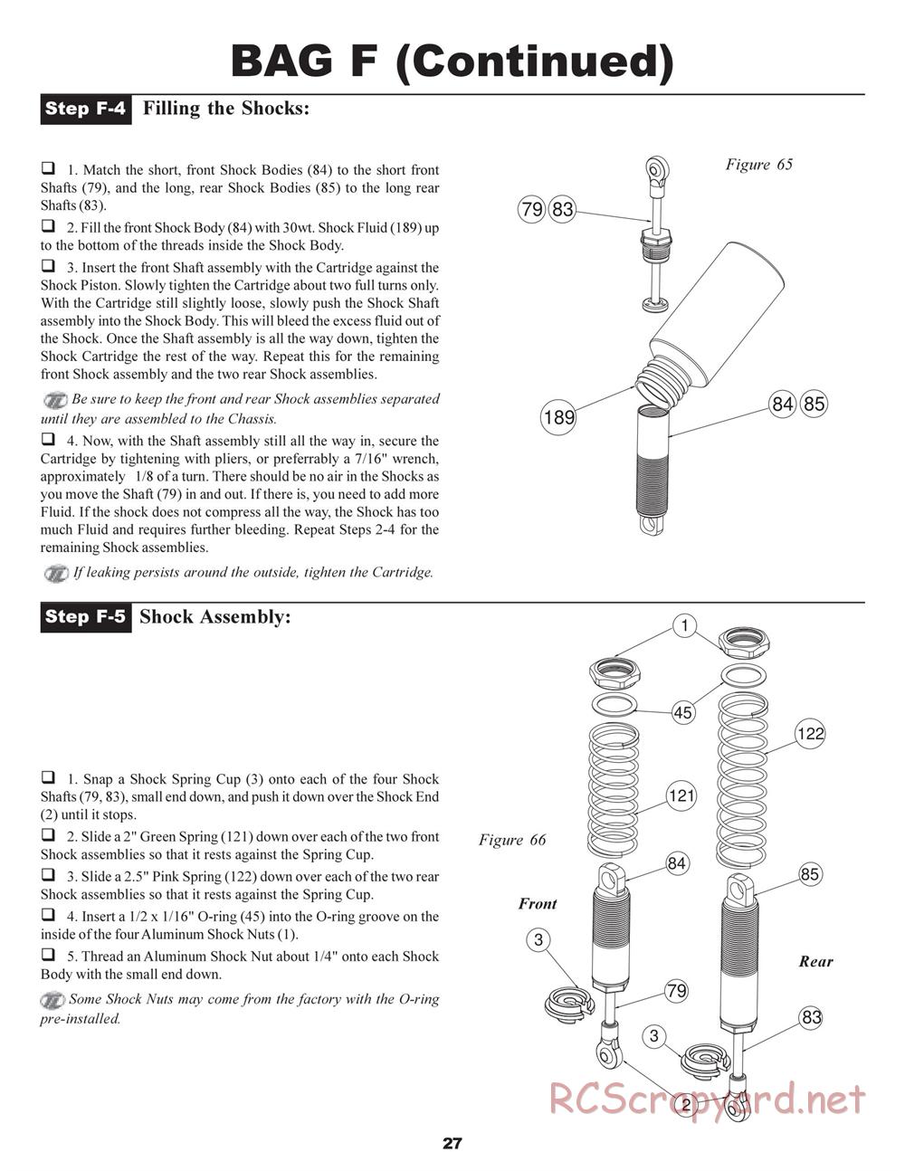 Team Losi - XXX4 G+ (Graphite Plus) - Manual - Page 30