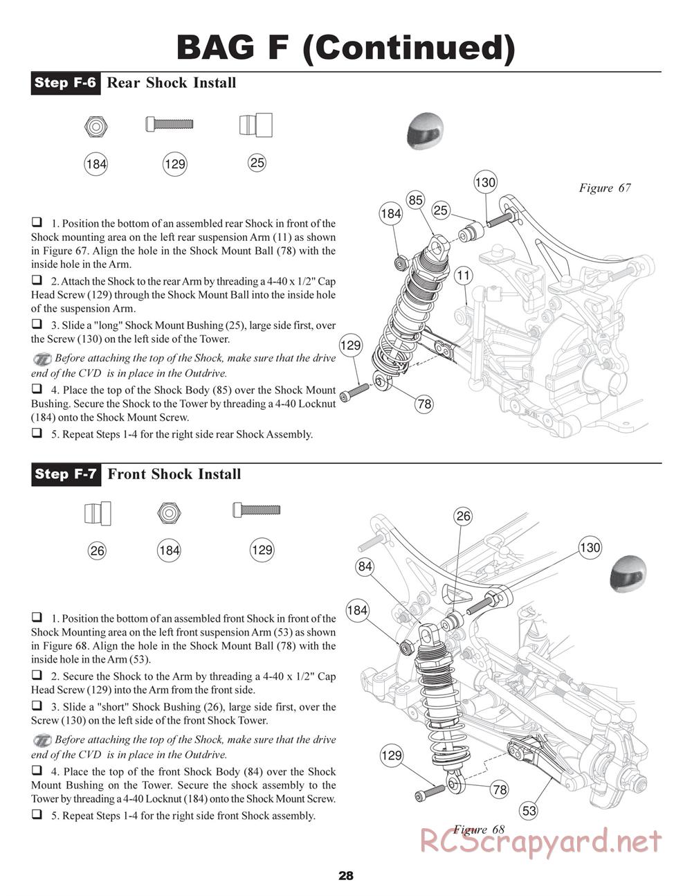 Team Losi - XXX4 G+ (Graphite Plus) - Manual - Page 31