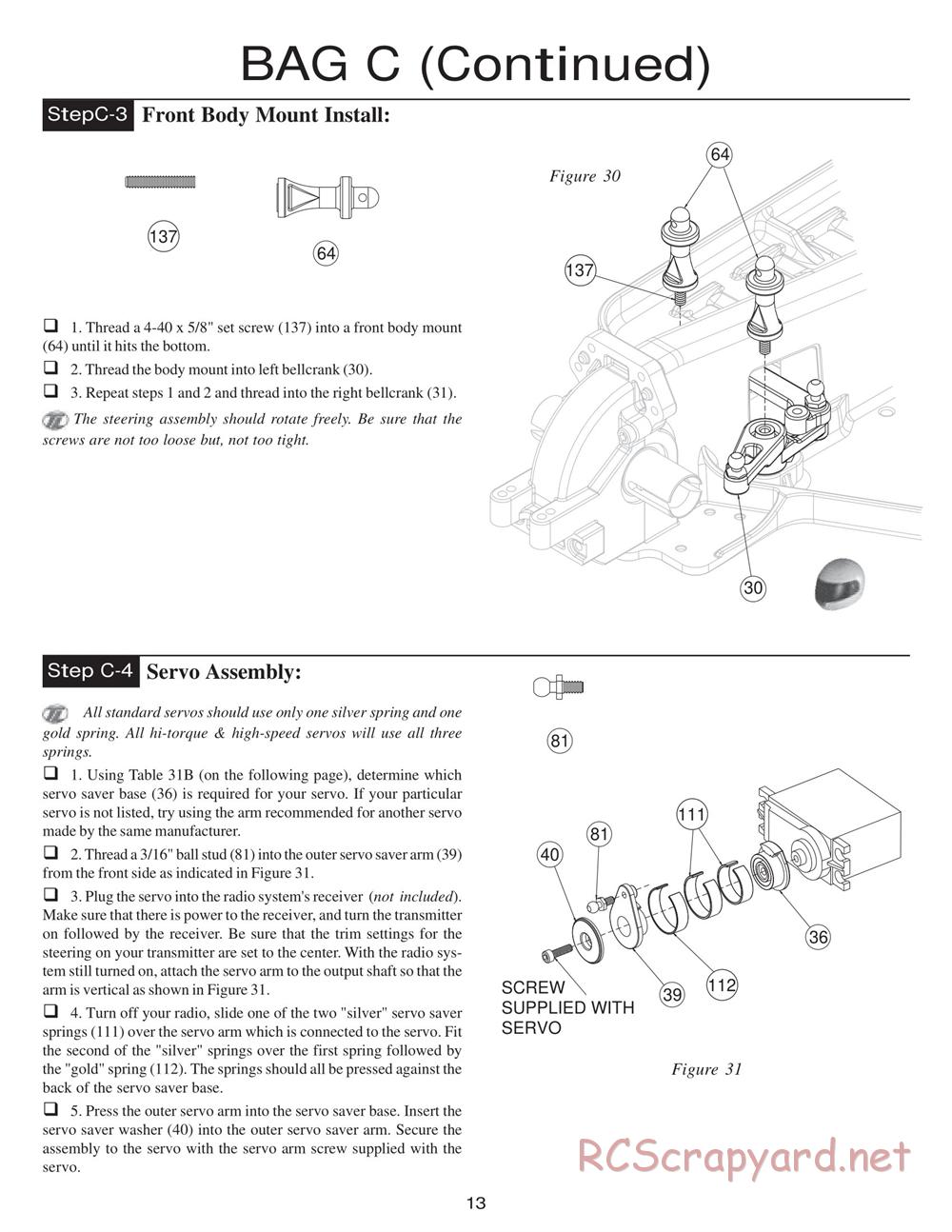 Team Losi - XXX4 - Manual - Page 16