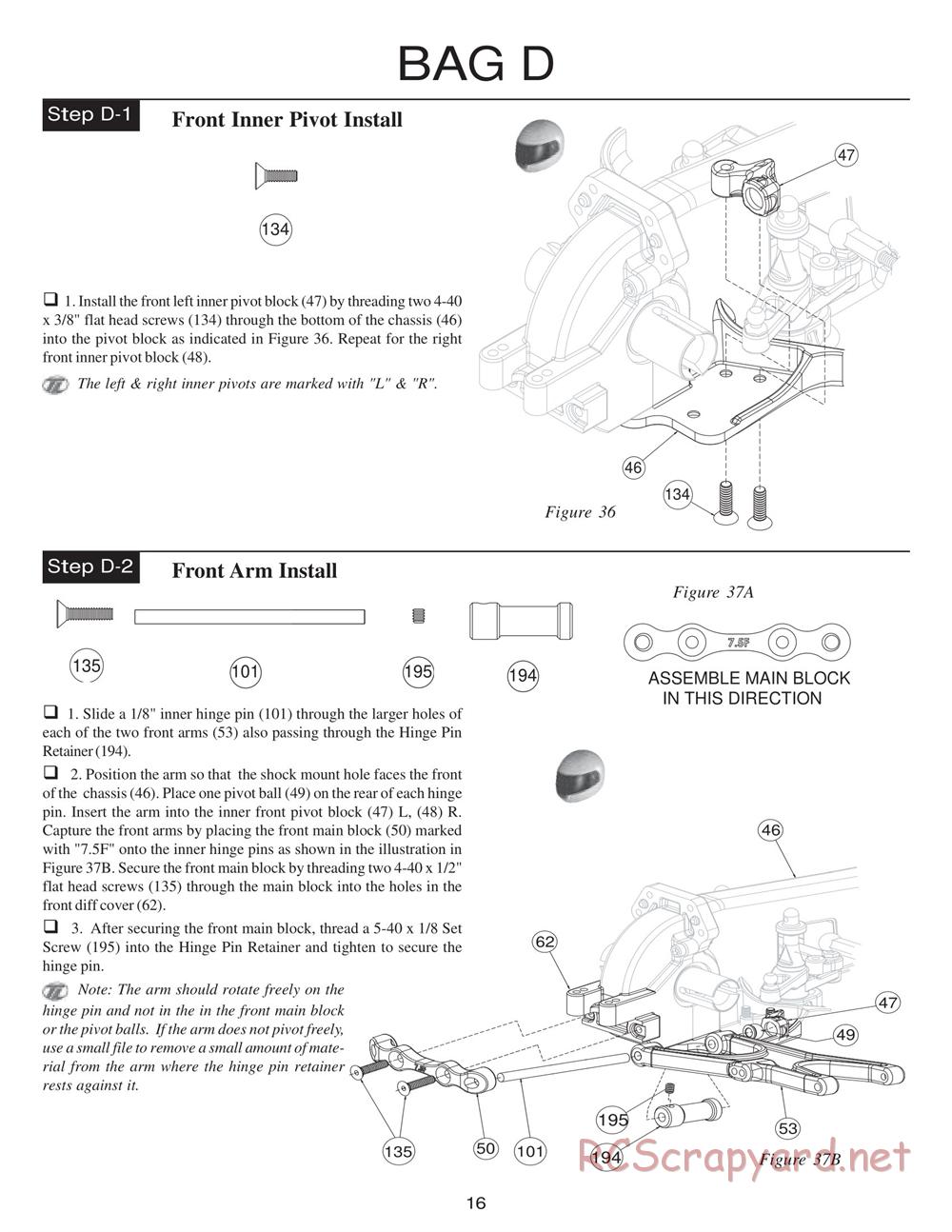 Team Losi - XXX4 - Manual - Page 19