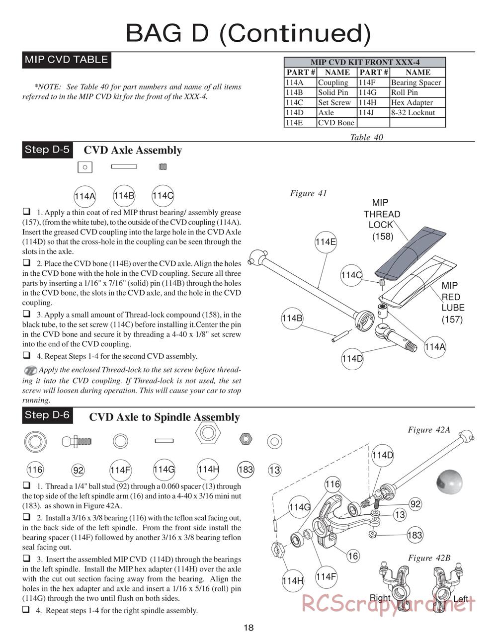 Team Losi - XXX4 - Manual - Page 21