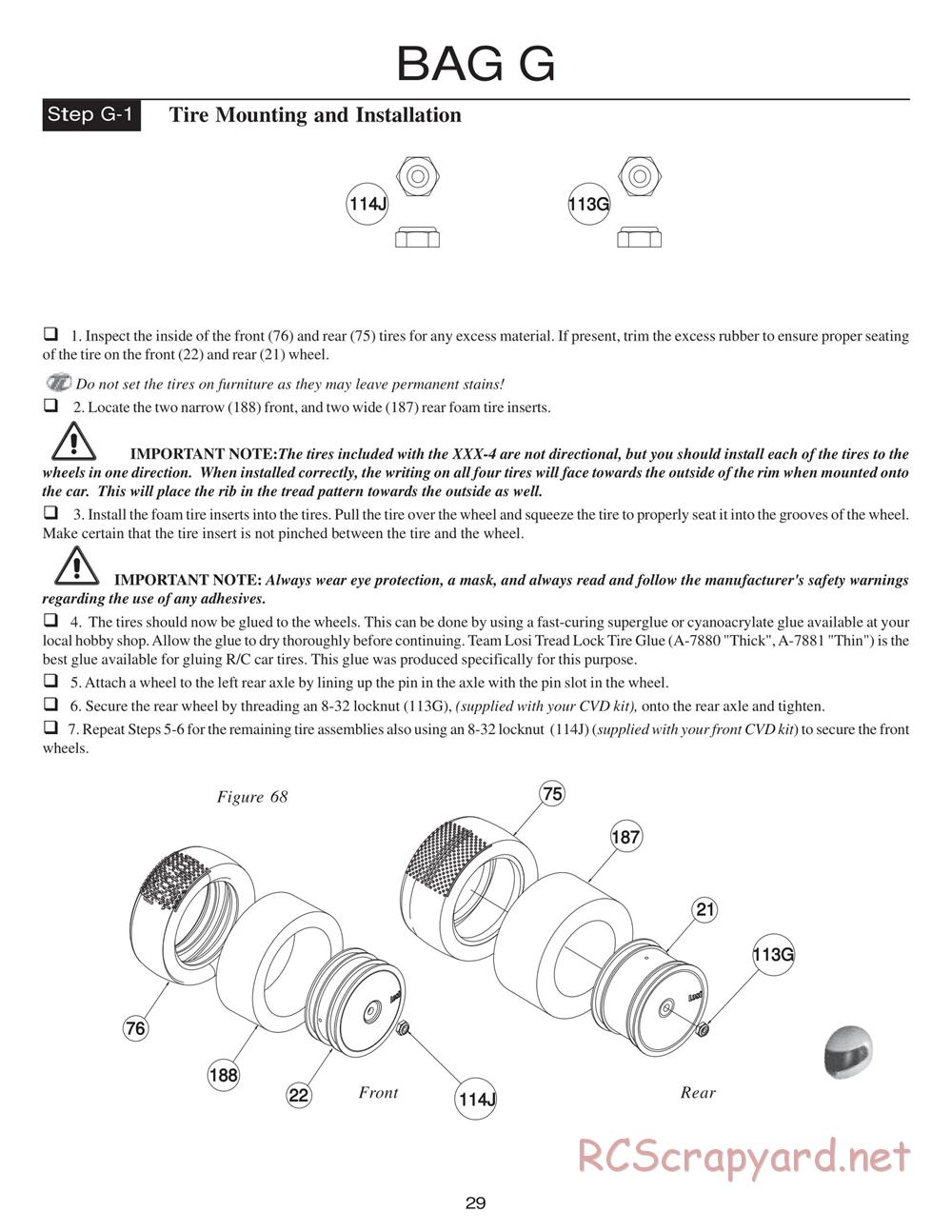 Team Losi - XXX4 - Manual - Page 32