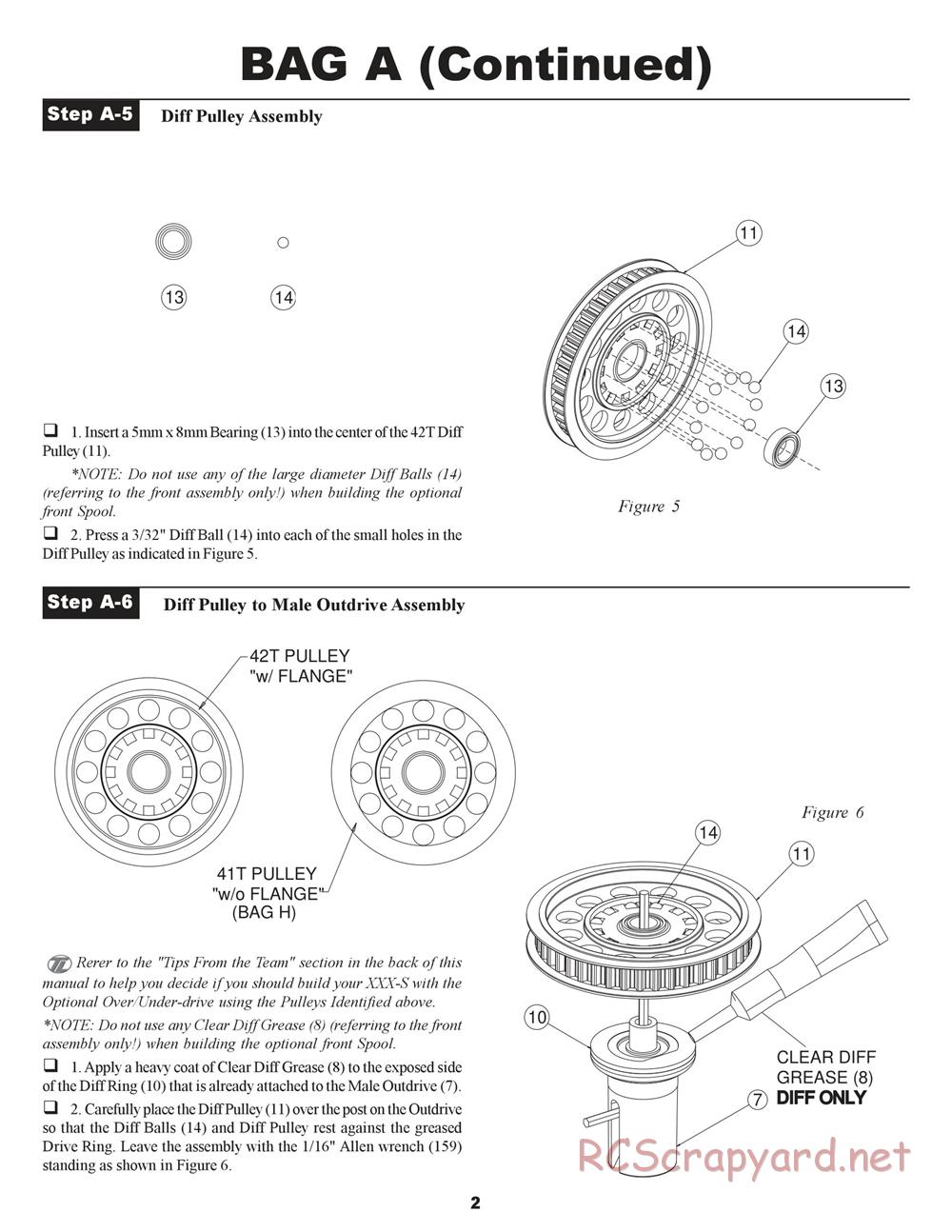 Team Losi - XXX-S Graphite Plus - Manual - Page 5