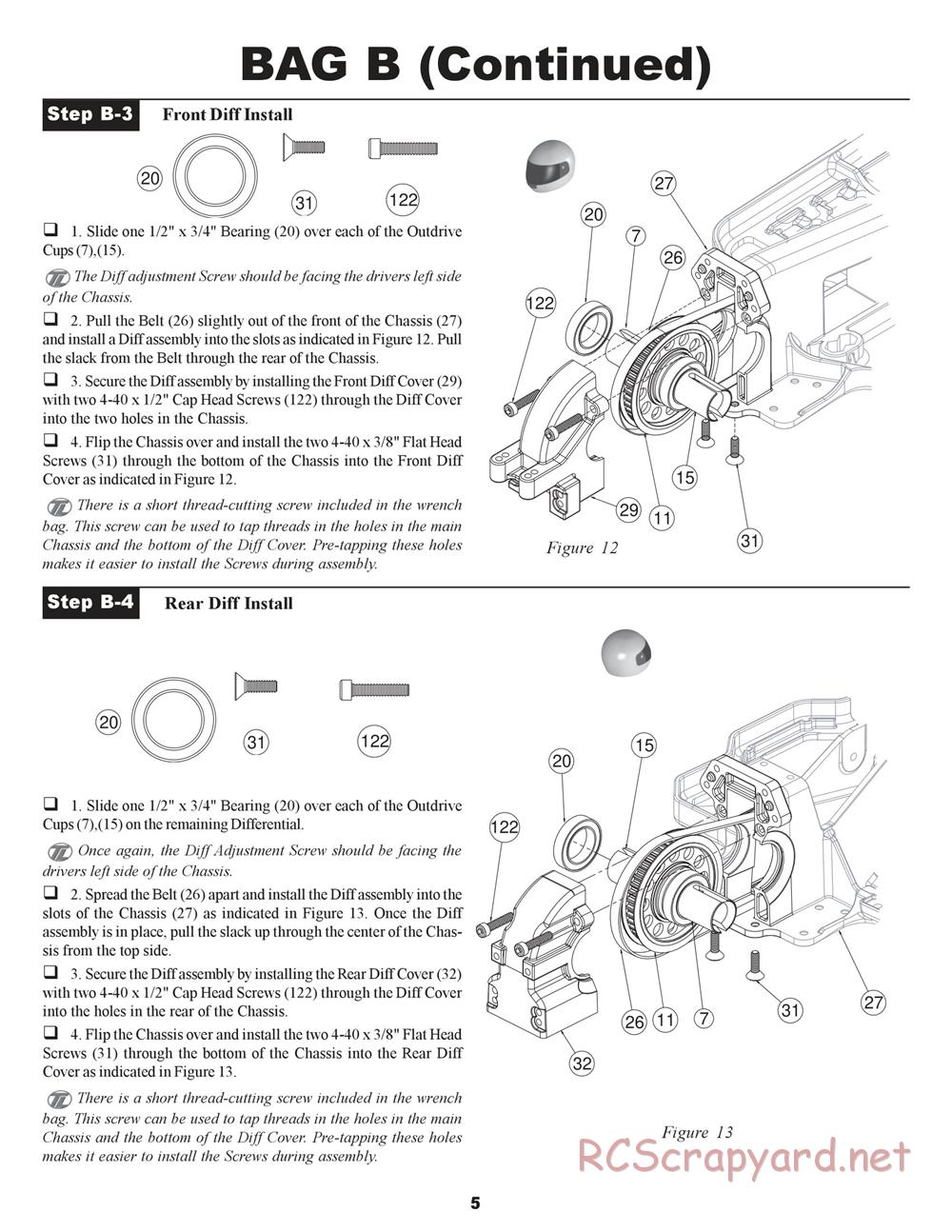 Team Losi - XXX-S Graphite Plus - Manual - Page 8